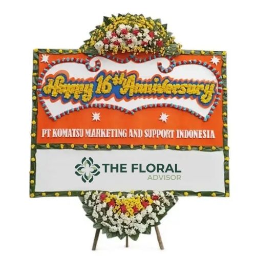 Papan Bunga Anniversary Perusahaan