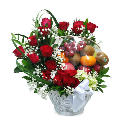 Hampers Buah dan Bunga - Oriana