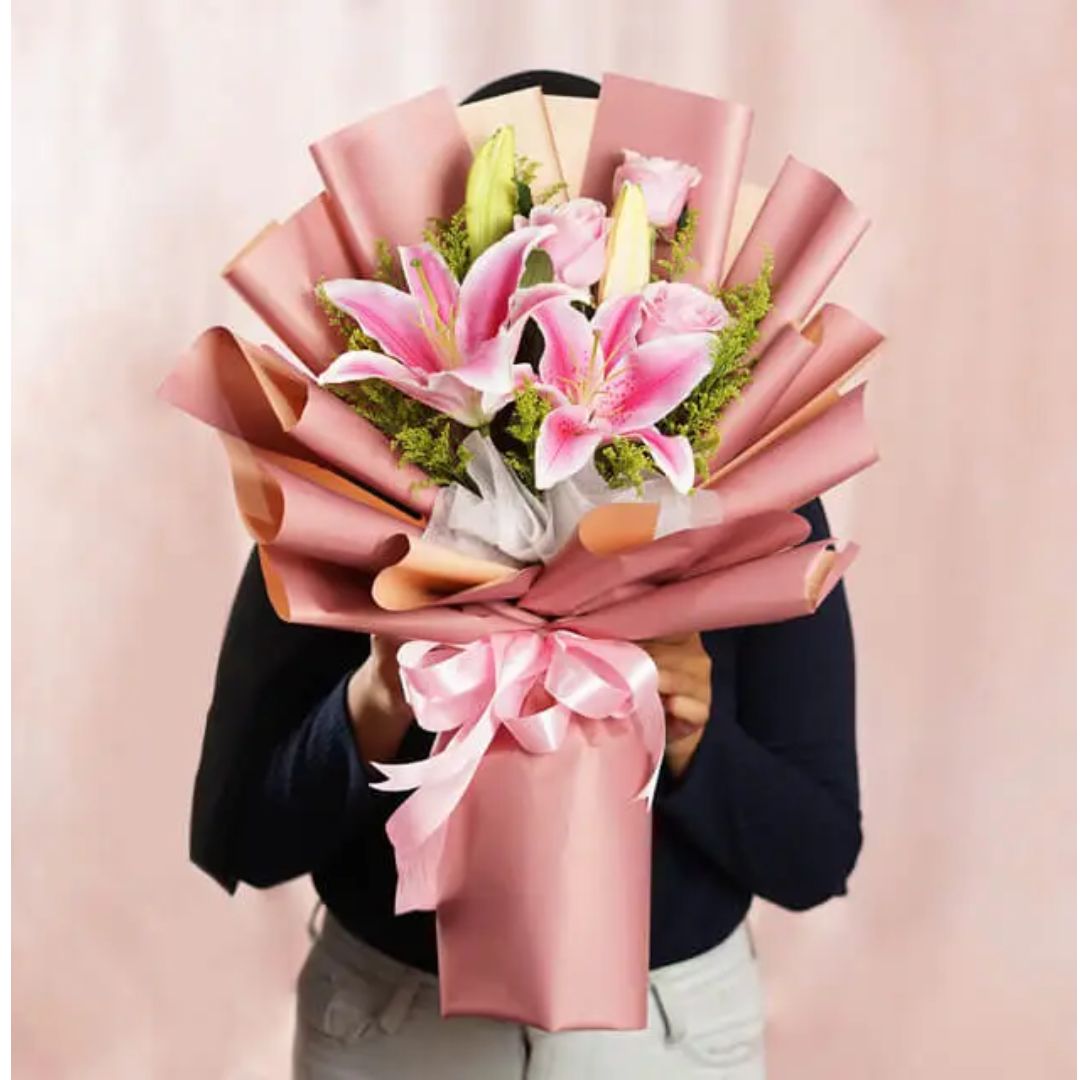 Jual Buket Bunga Lily Serenade