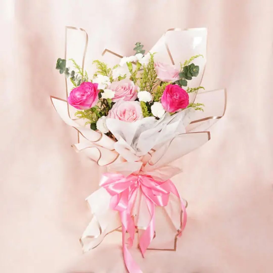 Buket Mawar Pink Serenity