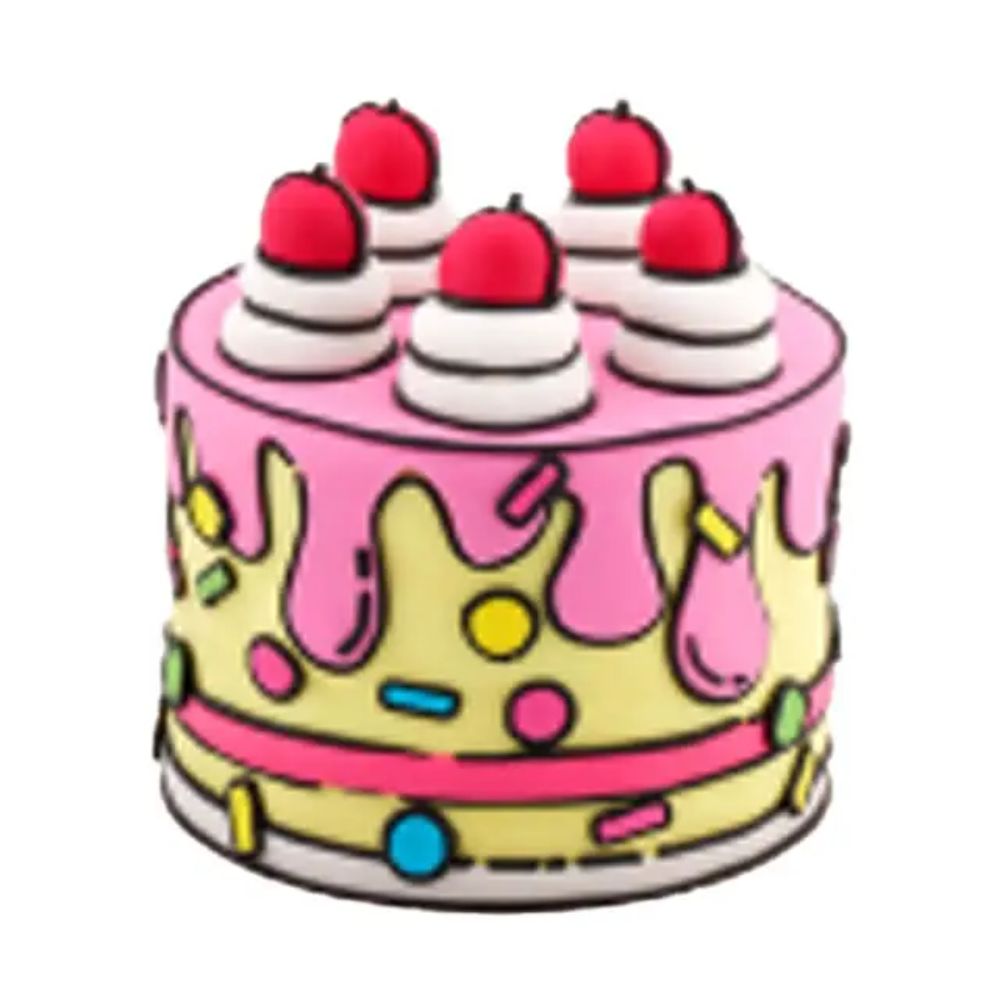 Tropical Comic Cake