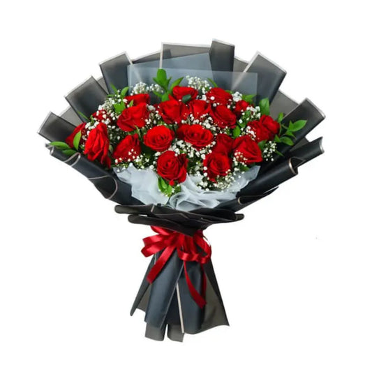WonderRedHarmonyRose - Buket Bunga Mawar