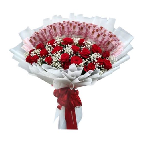 money_bouquet_ Buket Bunga Mawar