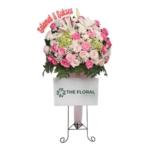 Standing Flower Selamat - Serene Blessings